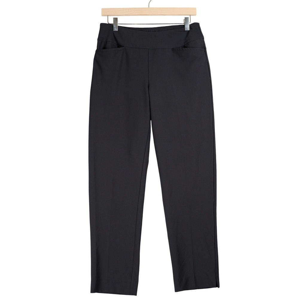 Tail White Label Womens Black Pull On Golf Pants Size 10 GH4320-9996